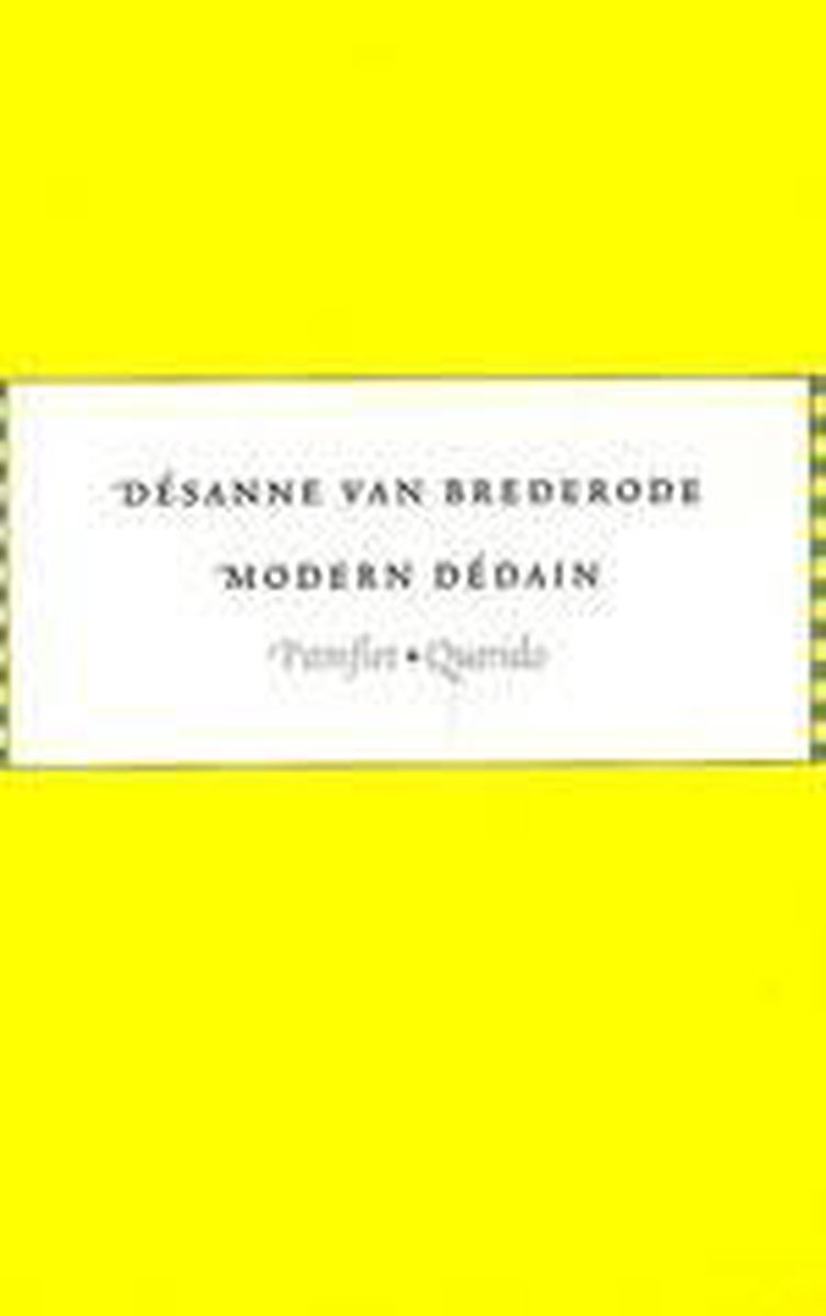 Modern dedain / Pamflet